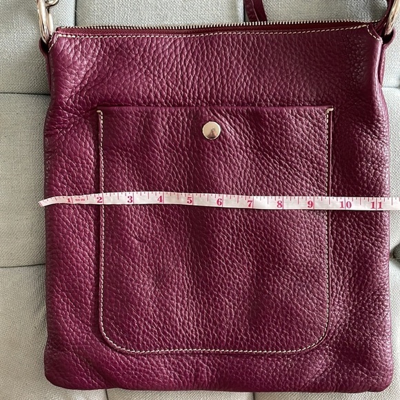 Roots Stella Flat Tribe Leather Crossbody Bag - Picture 16 of 16